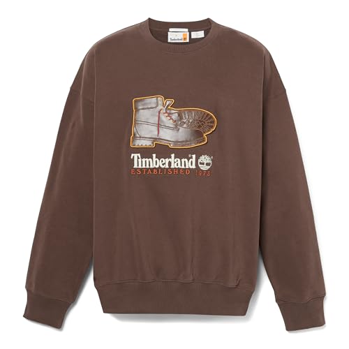Timberland Men's New Box Fit Badge Crew Neck3