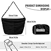 X SIM FITNESSX Unisex Cord Tasche Umhängetasche Schultertasche groß Damen Shopper Tasche Fashion Stofftasche für Alltag/Büro/Schule/Reisen (Schwarz) #2