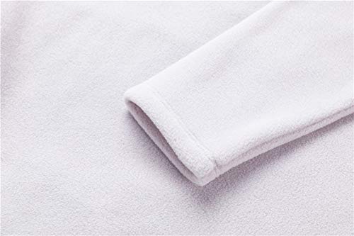 UNACOO Kids Boy's and Girl's Neck-Zip Warm and Cozy Polar Fleece Jacket with Hight Collar (Age 3-12 Years)4