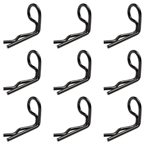 GDOOL 30-Pack 90-Degree Angle Body Clips Bent Springy Pins for All 1/10 Scale Model Car Truck...