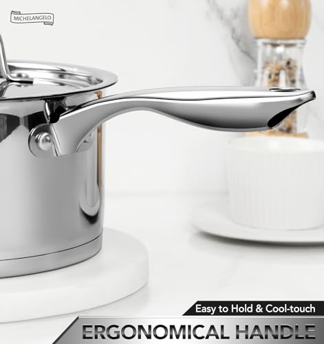 MICHELANGELO-Stainless-Steel-Saucepan-Set-with-Stainless-Lids-Tri-Ply-Bottom-Sauce-Pan-with-Lid-Sauce-Pot-Set-1QT-2QT-3QT-Nonstick-Saucepan-Dishwasher-Safe
