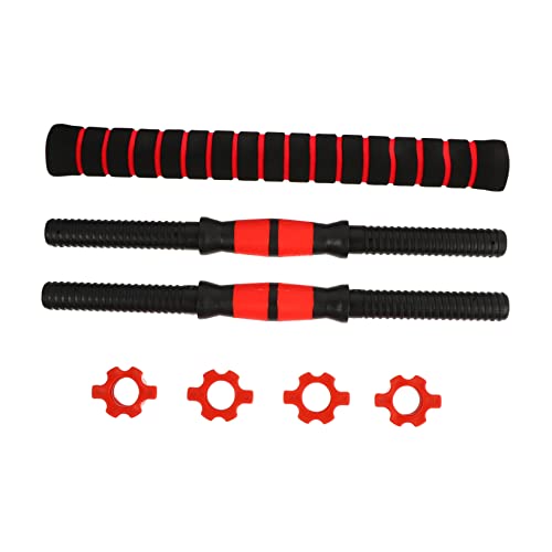 Mipcase Fitness Barbell Grip Rod Dumbbell Bar for Adjustable Set Stainless Steel