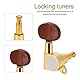 3L3R Gitarre Mechanik Stimmwirbel, Locking Tuners Mechaniken für Akustische E-Gitarre(Gold)