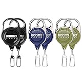 Booms Fishing RG1 Fly Fishing Zinger Retractor 3 pcs