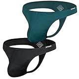 XYMAO Men's G-String Thongs Underwear Sexy Ice Silk Tag-Free Bulge Pouch Breathable Bikini Underwear
