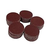 TUCKBOLD 100pcs 2 Inch Hook and Loop Sanding Discs 60 80 100 120 150 Assorted Grits Sandpaper Automotive Parts