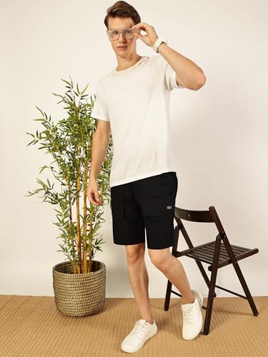Image of Thomas Scott Men's | Solid | Cargo Shorts | Regular Fit | 100% Cotton | Above Knee | Casual Short