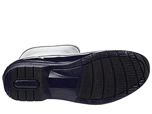 Chooka Polished Mid Waterproof Rain Boot, Navy, 7 #TOP2