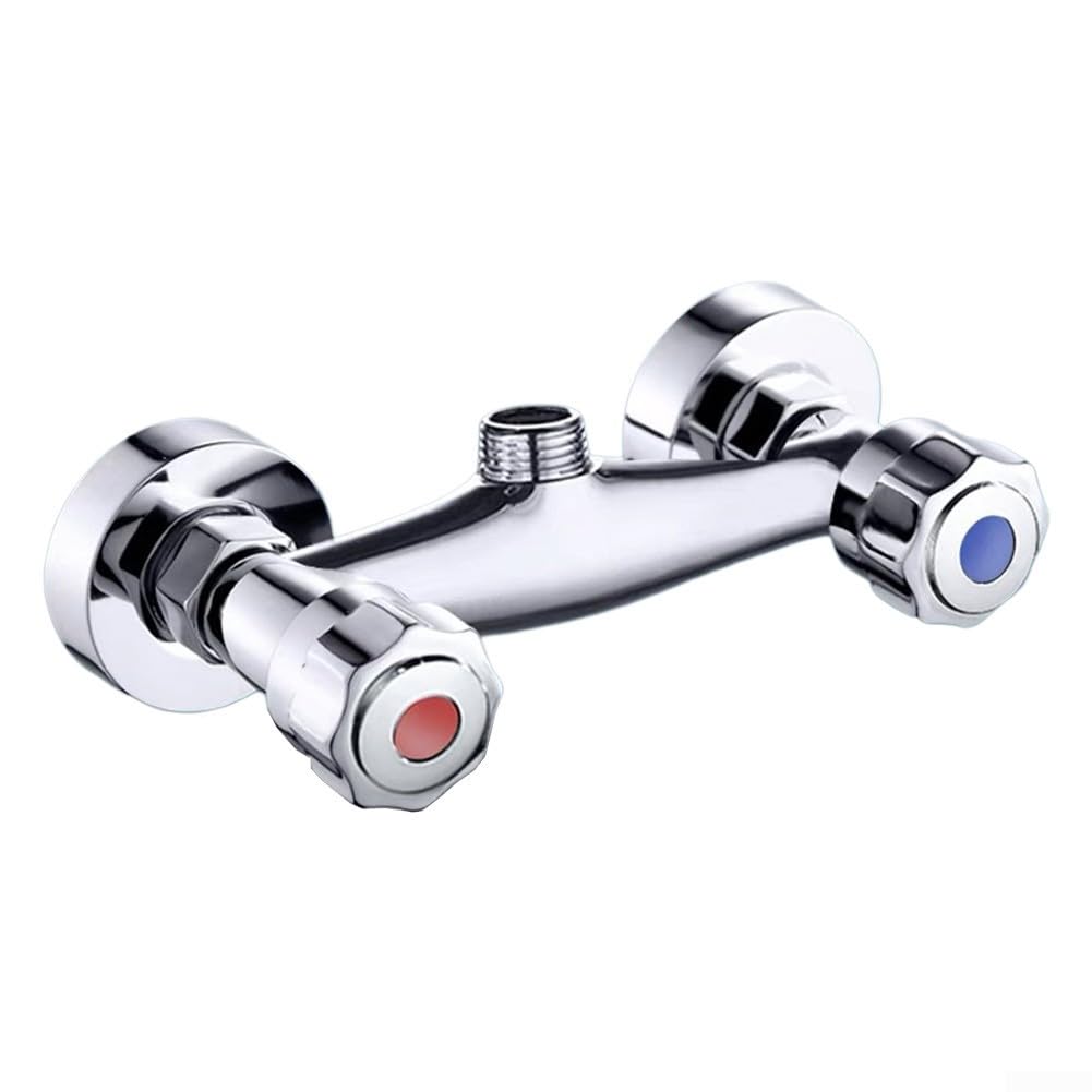 Ableholy As Picture Show Thermostatic Shower Mixer Bar With Outlet G1/2, Chrome Brass Shower Thermostatic Mixer Valve For Bathroom