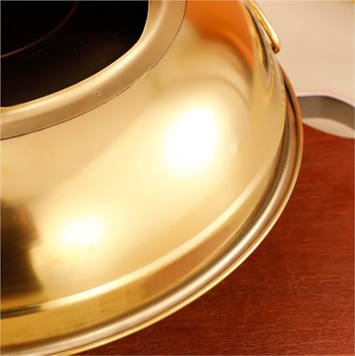 Marmite à glace sèche en acier inoxydable de 18 cm pour buffet élégant