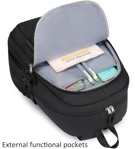 JIANYA Laptop Backpack for College Women Travel Backpack Big Student School Bag, Water Resistant Fits 15.6" Notebook 7