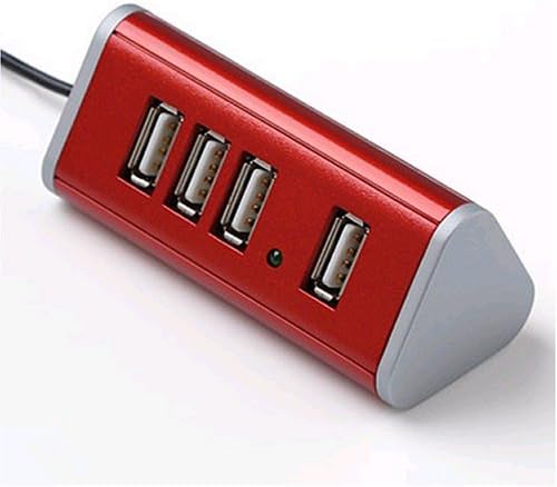 Sigma APO HBH4TRRD USB 2.0 4-Port Bus Power Hub with Built-in Magnet (Limited Color Red)