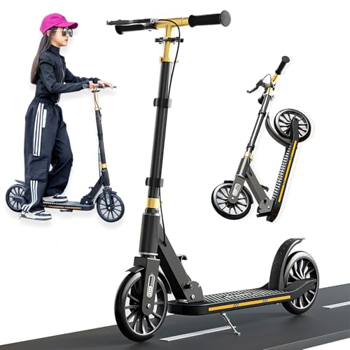 CUIOT Kick Scooter for Ages 6+,Kid, Teens & Adults for 300 lbs Capacity,...