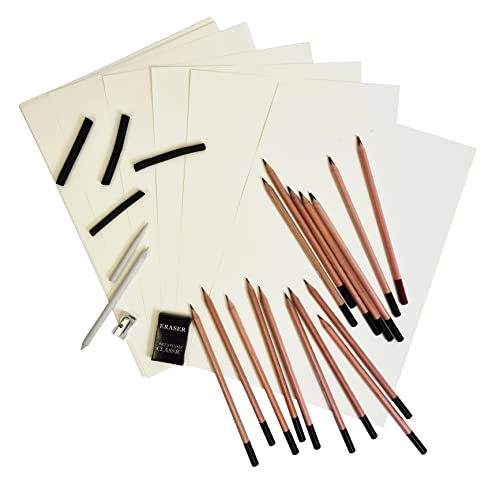 Set de lápices para bocetos Daler Rowney 40 pcs miniatura 6