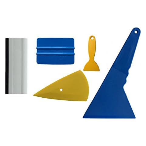 Useful 5 in 1 Window Film Tools Squeegee Scraper Set Kit Car Home Tint & Durable Cover