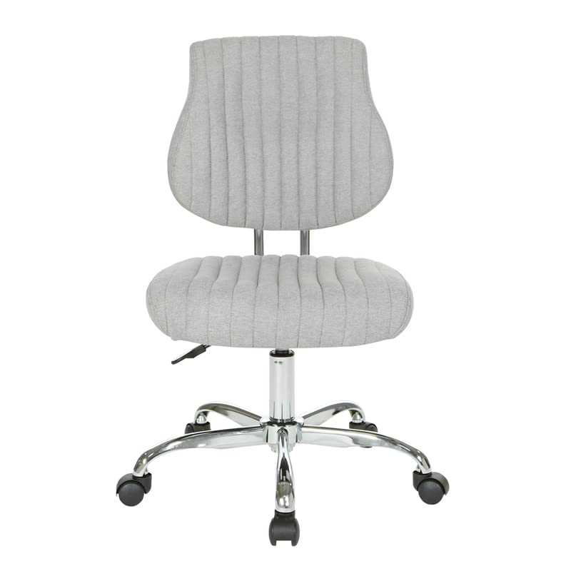OSP Home Furnishings Sunnydale Office Chair, Lt. Gray
