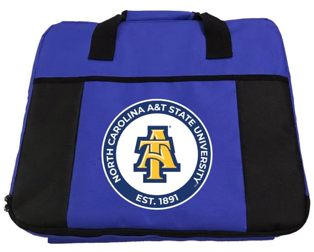 R and R Imports North Carolina A&T State Aggies Seat Cushion Officially Licensed Collegiate Product Blue