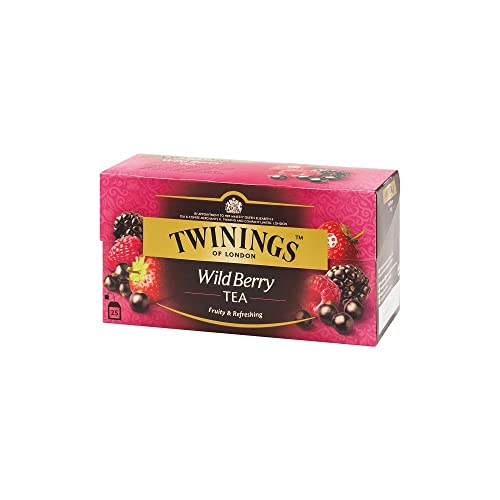 Image of Twinings Wild Berry Tea (Imported) - 25 Tea Bags, 50g