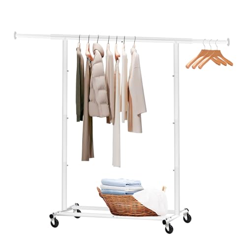 image for Fishat Freestanding Heavy Duty Metal Clothing Garment Rack Hanging Clo
