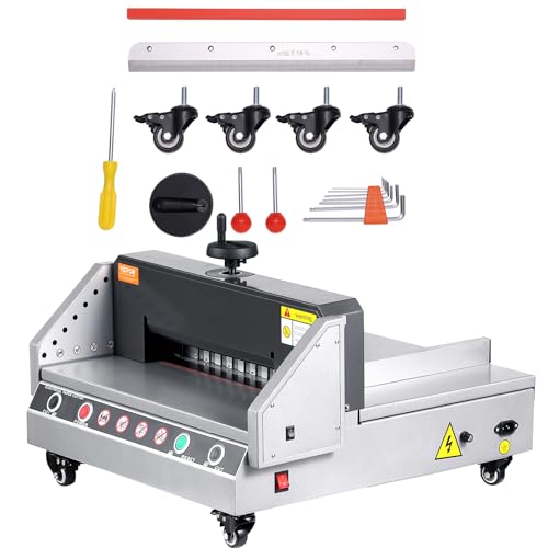 VEVOR Electric Paper Cutter, 13' /330.2mm Cutting Width, 1.57'/40mm...