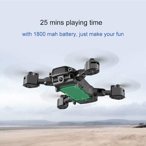 HaiMa Ls11 2.4Ghz Foldable Wi-Fi Fpv Rc Quadcopter Drone Con Modalità Di Attesa Della Fotocamera 4K Hd - 4K Con Borsa