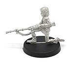 Stonehaven Miniatures Elf Sniper Figure (for 28mm Scale Table Top War Games) - Made in USA
