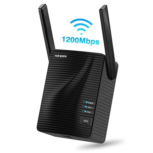 rockspace WiFi Range Extender - AC1200 Dual-Band and Doubl...