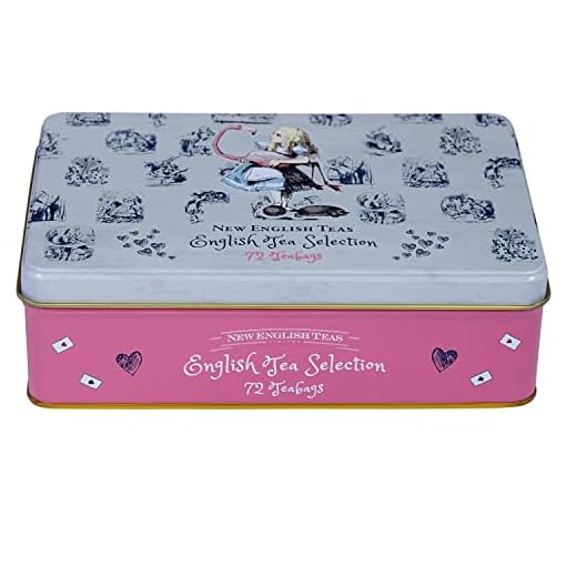 New English Alice in Wonderland tea caddy