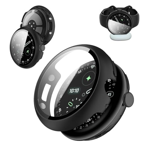 Pixel Watch 4 41mm p P[X Jo[ Google Pixel Watch 4 41mm Ή [dP[X KONXISA Jo[+tB ̌^iPCP[X+KXtBj[d\ tی C菝h~ Ռz Sʕی