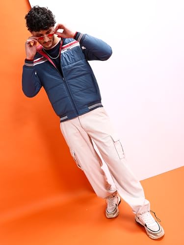 Image of The Indian Garage Co Men Green Regular Fit Colourblocked