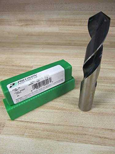7/8" Dia. 5-1/2" OAL 135dg Black Oxide High Speed Steel Screw Machine Length Stub Drill