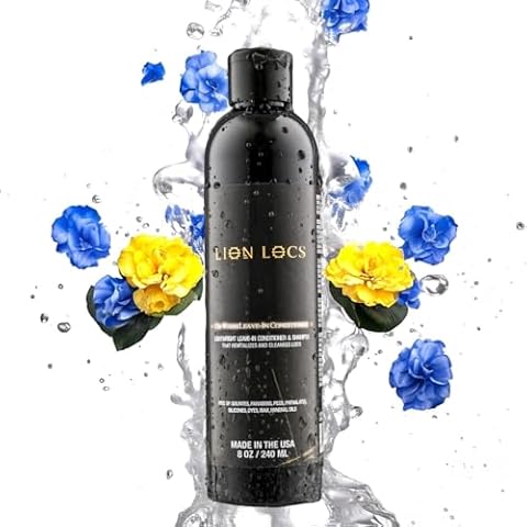 Lion Locs Shampoo and Conditioner for Dreads, Sisterlocks, Locks, & Dreadlocks | Lightweight Vegan Co Wash (8oz) Cover