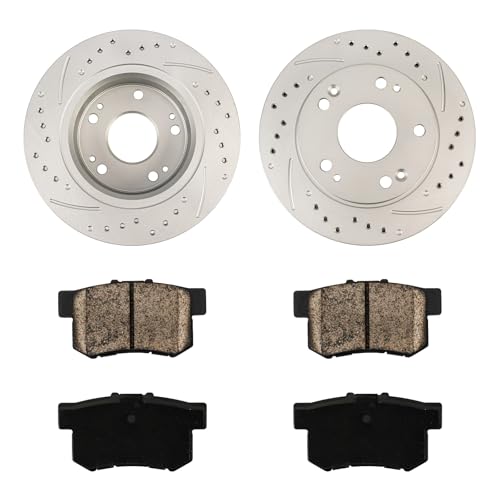 Image of KAX Rear Brake Kit Fits Honda Accord 2003-2007, Acura TSX 2004-2008
