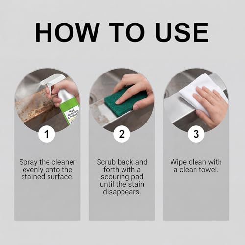Rust Remover & Protector Spray - 10.14 fl oz con 1 Esponja miniatura 5