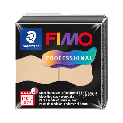 STAEDTLER 8040-02 ST Pâte à modeler Fimo Prof 57 g Champagne Standard