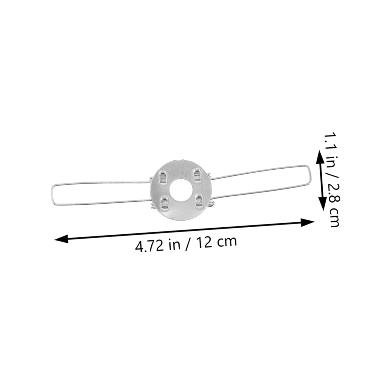 OSALADI 30pcs Lamp Shade Support Buckles Double Fork Lamp Shade Clip Pendant Light