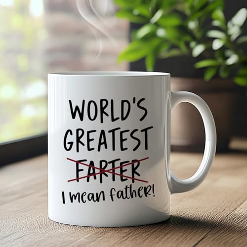 Taza cerámica divertida para papá, 11 oz miniatura 2