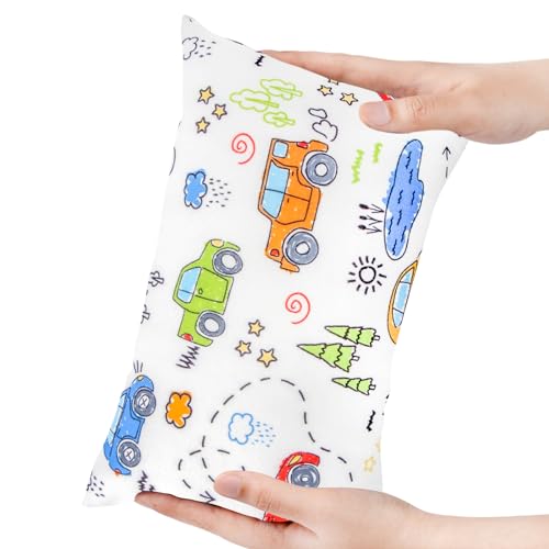 Winmany Cojín pequeño 28 x 18 cm extraíble lavable estampado Mini-cojín para bebé, niños pequeños, mascotas, viajes, soporte para el cuello, la zona lumbar y las rodillas