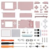 eXtremeRate ds liteに対応用組み立て式カスタム交換シェル、交換ボタンも付き、ニンテンドーdsライトに対応用スクリーンレンズ【桜ピンク】