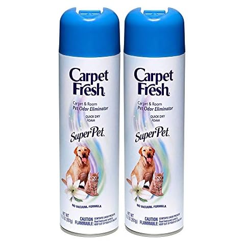 Carpet Fresh No Vacuum Foam Carpet Refresher, Super Pet 10.50 oz (Pack of 2) Cover