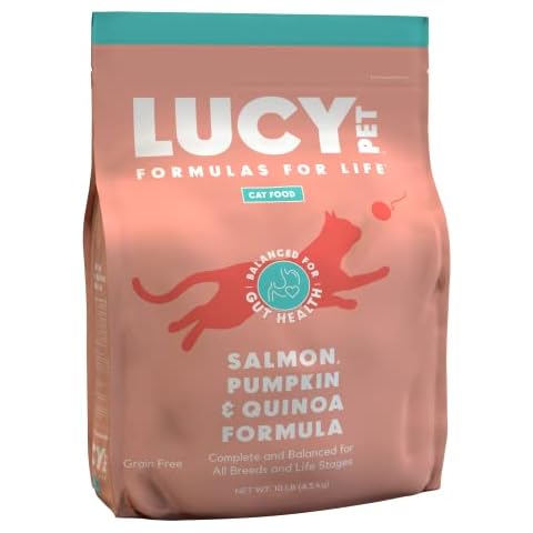 Lucy Pet Cat Salmon, Pumpkin, & Quinoa 10lb Cover