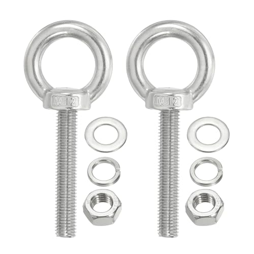 PATIKIL M12 x 60mm teBOV_[AC{g 2Zbg 304XeXteBOOtXbhAC{g ibgƃbV[t nbN₻  i ݂艺ɍœK