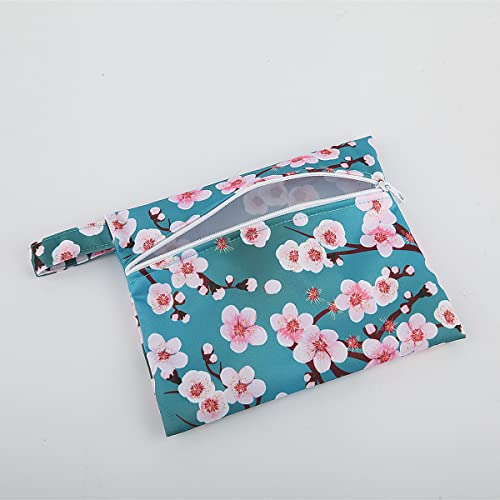 Image of 2 Pieces Reusable Mini wet bag for Mama Cloth Menstrual Pads /Breast Pads,7x5.5 Inch(2MN2)