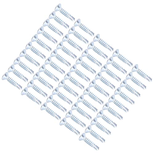 Tornillos autoperforantes galvanizados kit 50 piezas miniatura 3