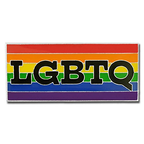 Image of PinMart Gay Pride LGBT Enamel Lapel Pin