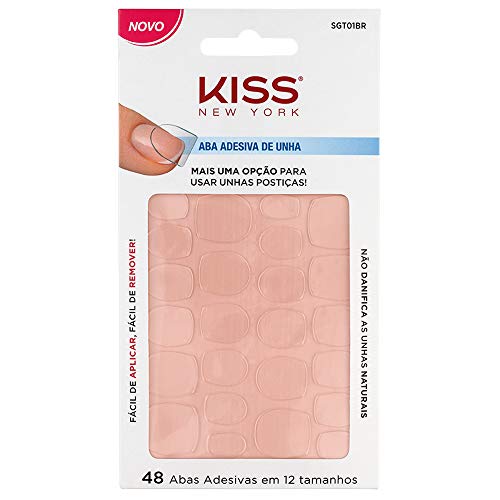 Kiss New York Aba Adesiva de Unha Postiças