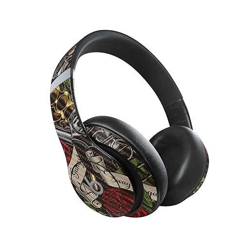 Image of MightySkins Carbon Fiber Skin Compatible with Beats Studio Pro - Gangster Life | Protective, Durable Textured Carbon Fiber Finish | Easy to Apply