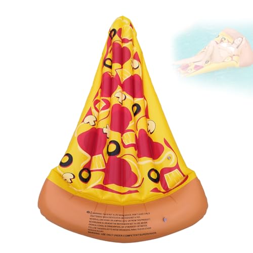 ACTOYS Luftmatratze Wasser Erwachsene Kinder, Luftmatratze Pool Aufblasbare, Aufblasbare Schwimmbett, Luftmatratze Pool Strand für Sommer Partys, Pool Strand (Pizza)