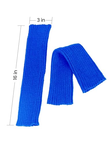 Image of Women Juniors Knitted Leg Warmers 16 inch Neon Colors Dance Halloween Accessory | 80s Party,Yoga Sports Fitness,Warm and Cozy,One Size Fits Most