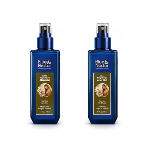 Image of Blue Nectar Wild Nargis Body Mist for Women and Men | Refreshing Body Mist for Summer | Long Lasting 100% Natural Body Spray for Hydrating Skin (100ml, Pack of 2)